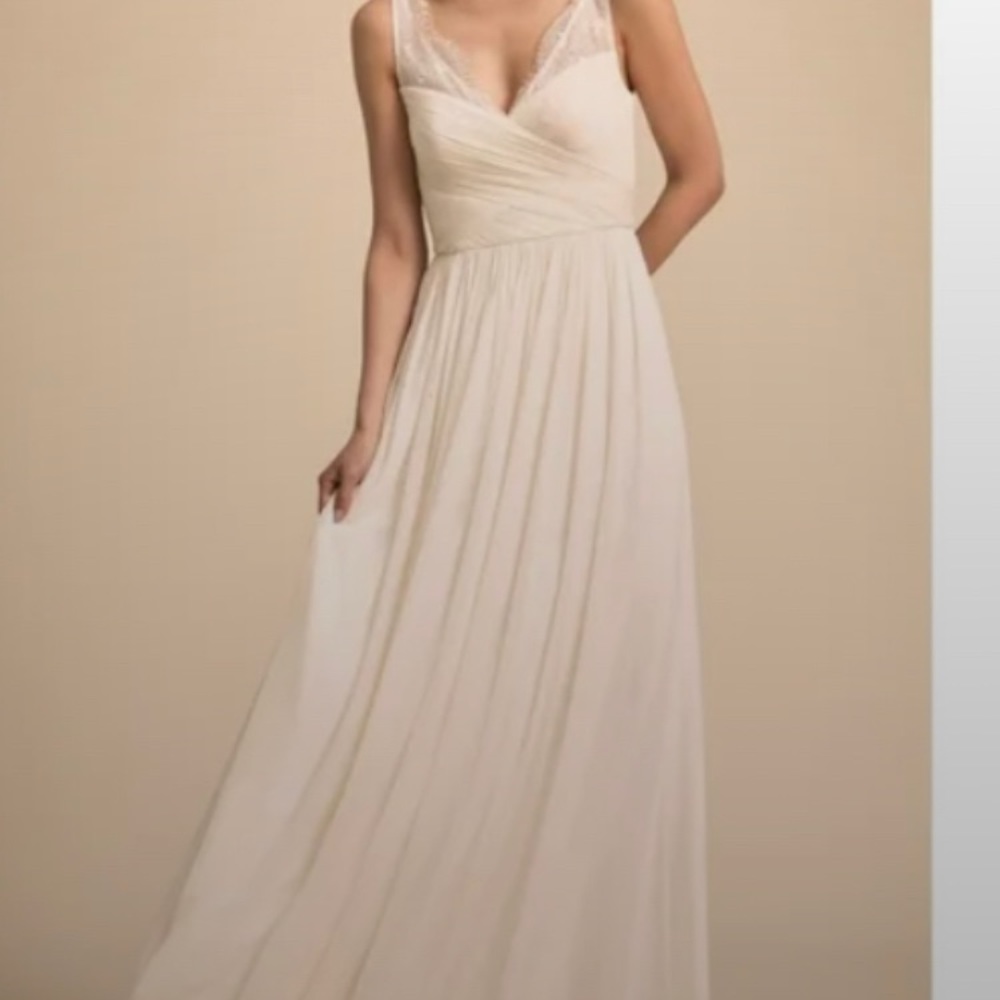 BHLDN Fleur dress in ivory - size 2